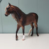 Trinidad OOAK Dappled Liver Chestnut  Walking ISH By Caroline Boydston - Best Offer 5/14/24