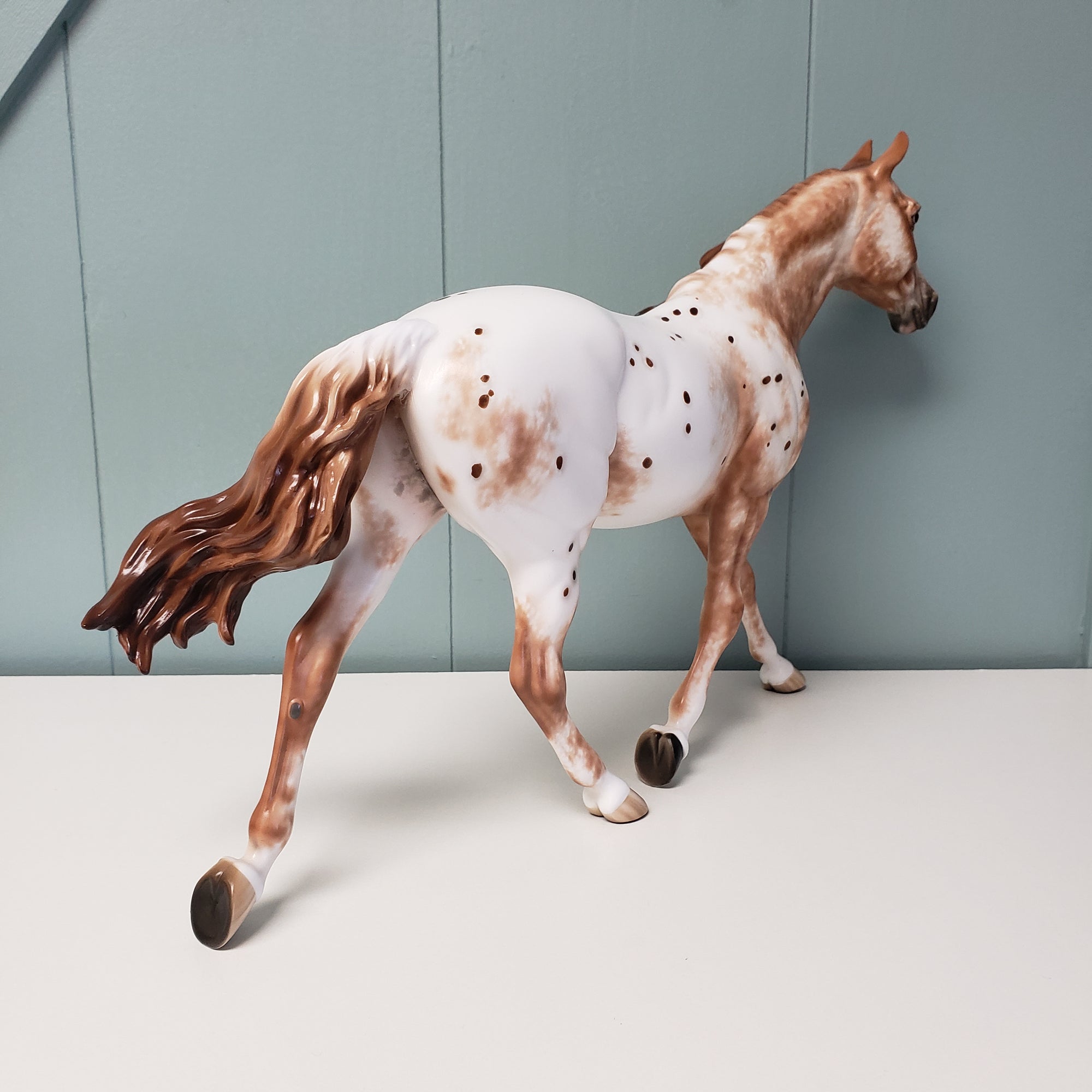 Kiss Me Once Again OOAK Chestnut Appaloosa Custom Palouse By Sheryl Leisure Best Offers 5/14/24