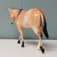 Muse LE-65 Run - Equilocity 2024 Art of the Horse Friday Night Dinner Model ~ Available to Attendees Only - Dappled Bay Dun Pebble Mule By Ellen Robbins EQ24