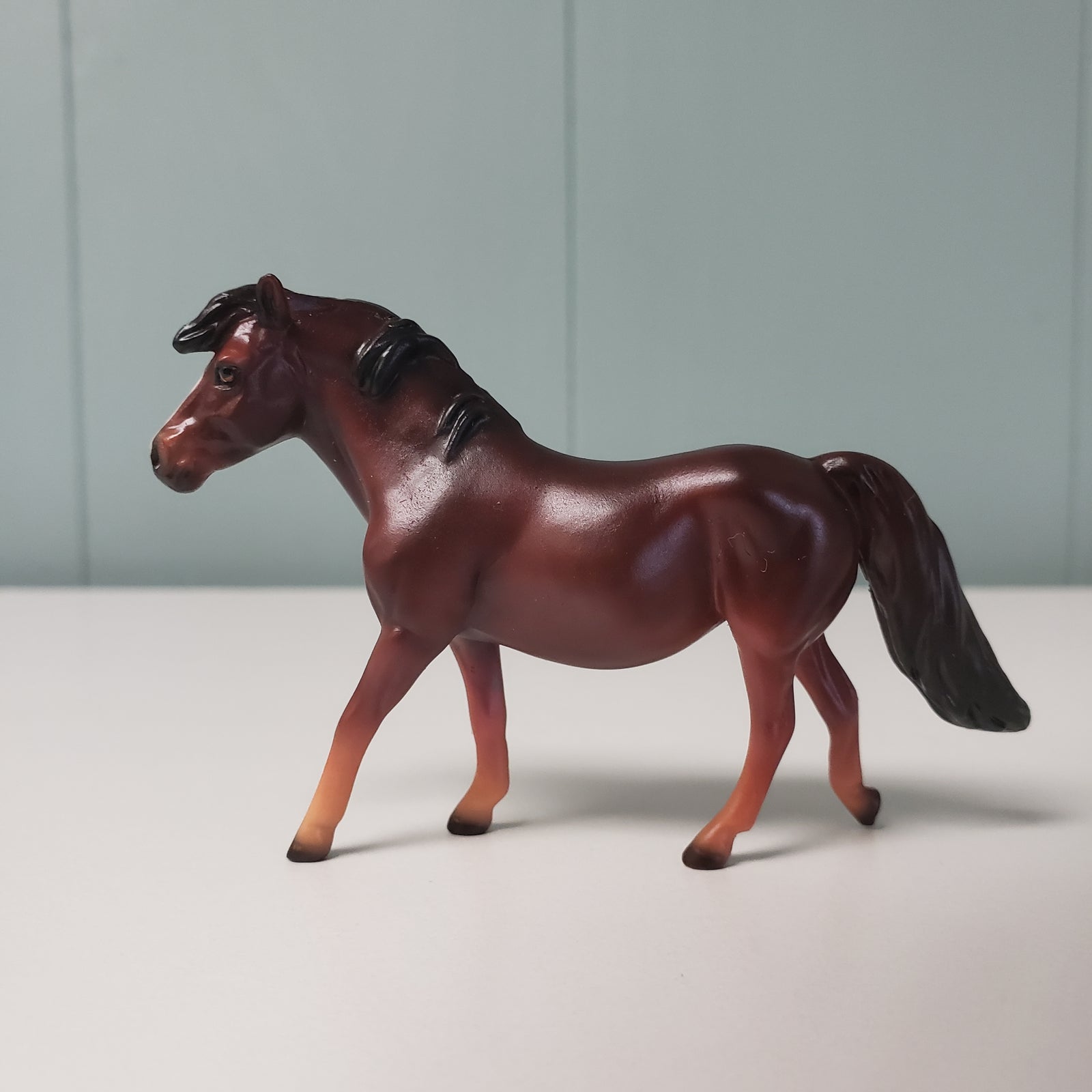 Jacopo LE-2 Dappled Dark Chestnut Pony Chip By Ellen Robbins - Count of Monte Cristo Classic Lit Series Chips CL24