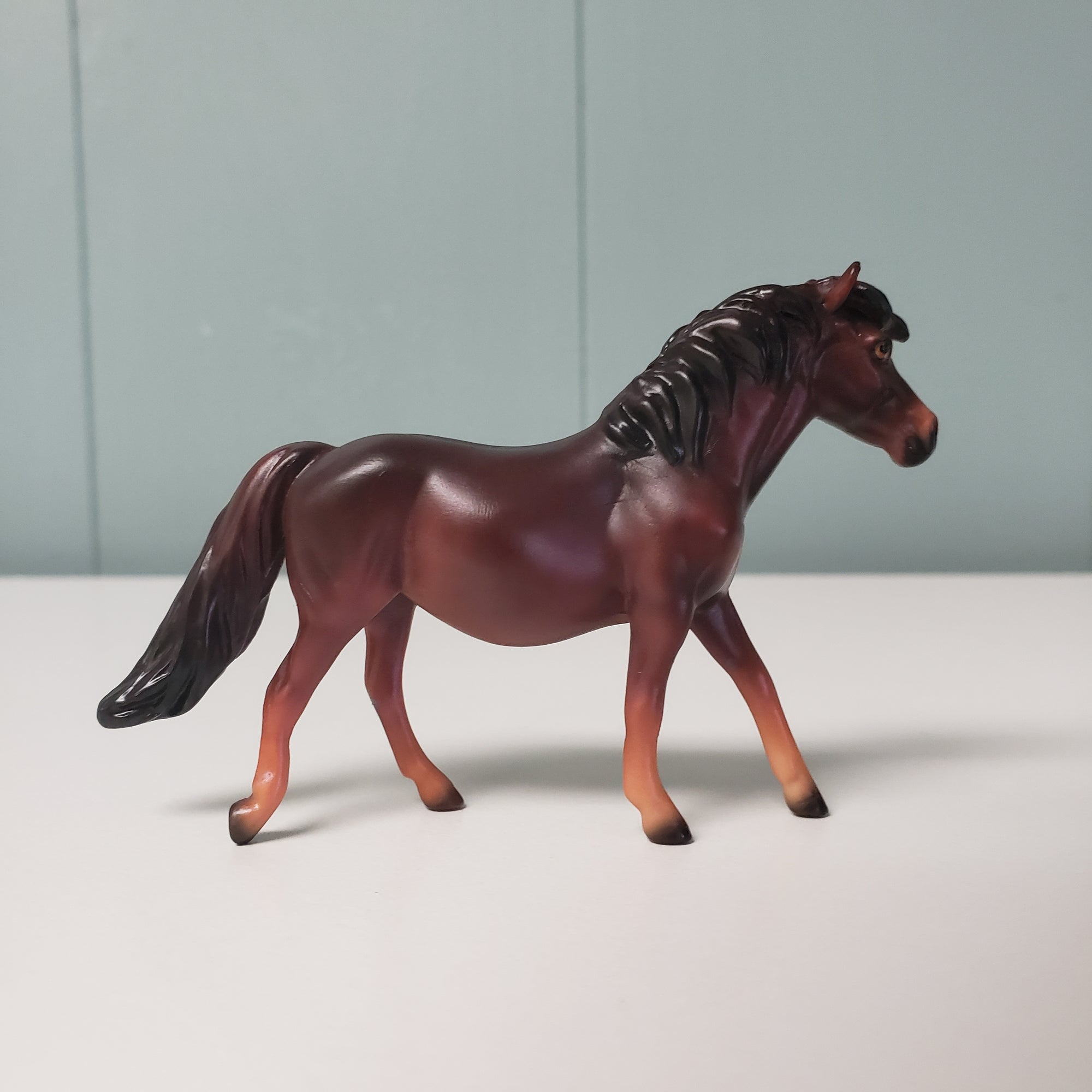 Jacopo LE-2 Dappled Dark Chestnut Pony Chip By Ellen Robbins - Count of Monte Cristo Classic Lit Series Chips CL24