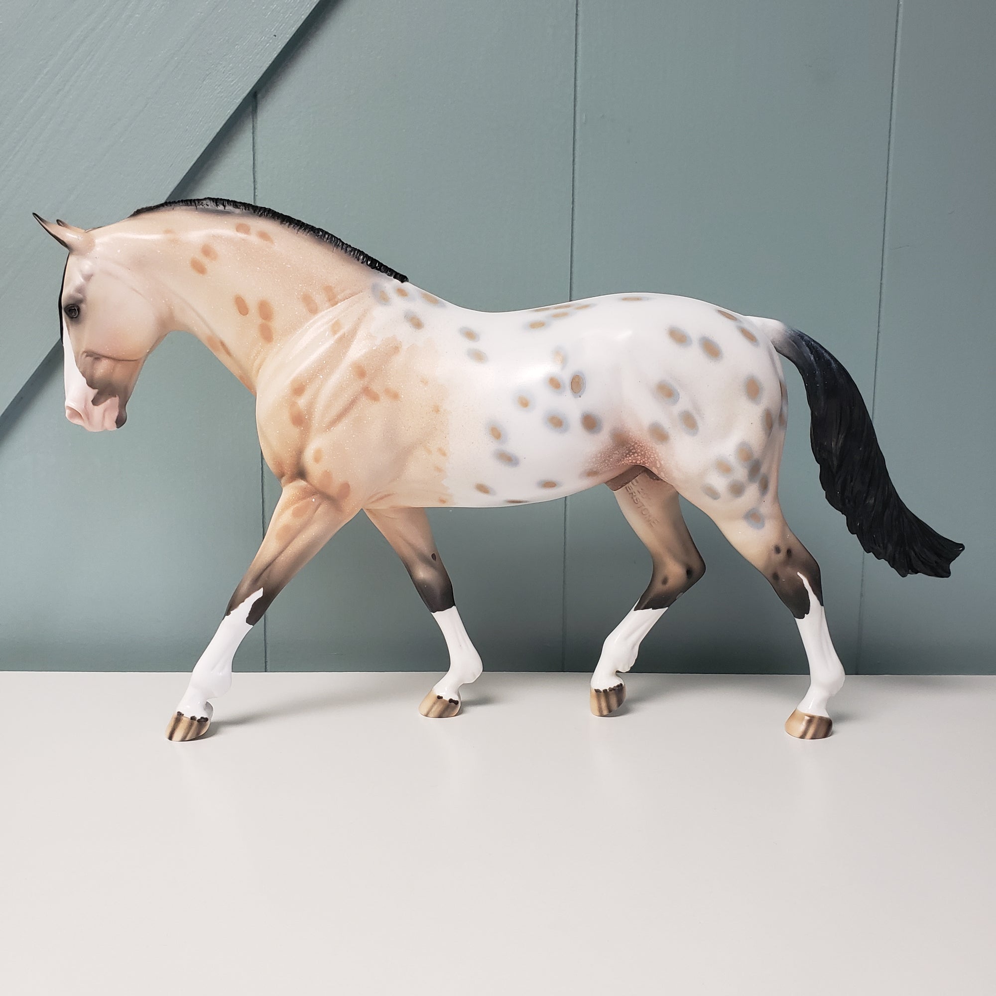 Bodacious OOAK Appaloosa Irish Draft By By Dawn Quick - SHCF24