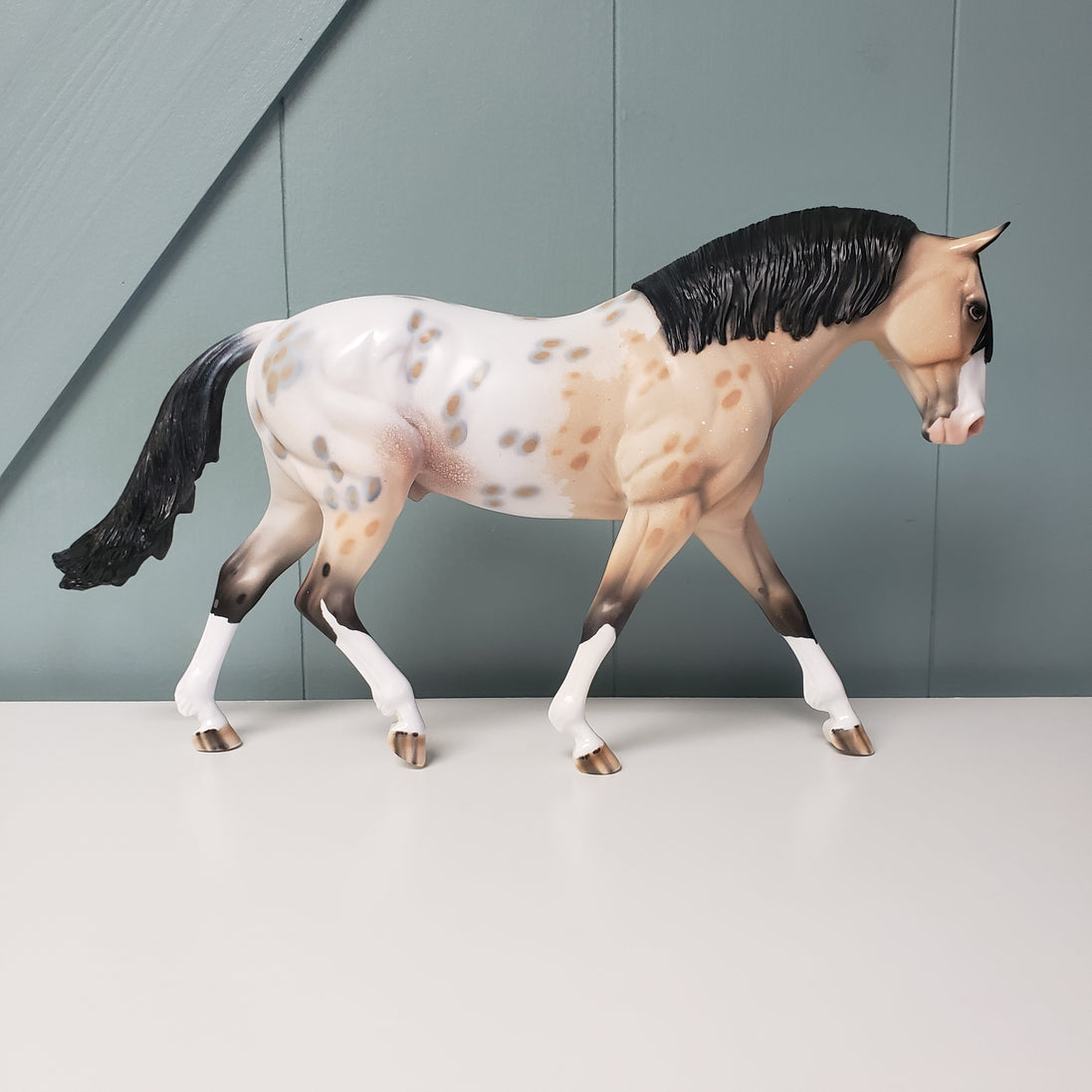 Bodacious OOAK Appaloosa Irish Draft By By Dawn Quick - SHCF24