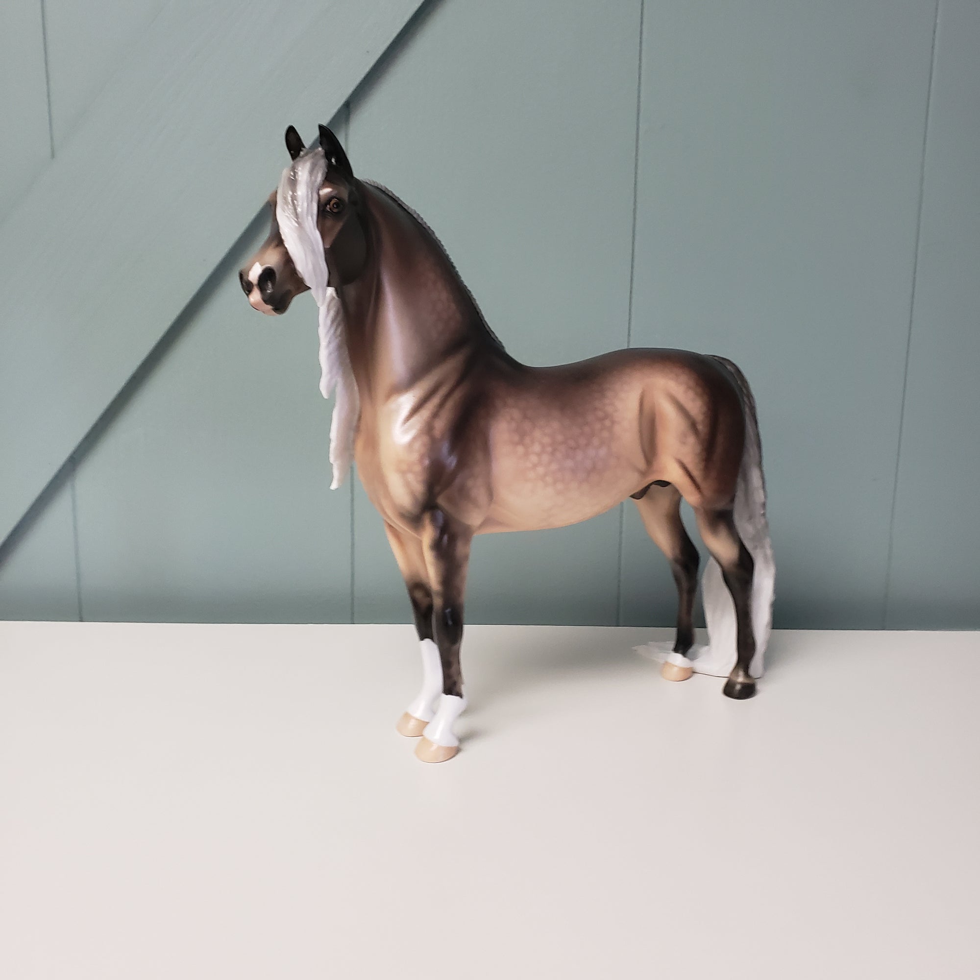 Cereus OOAK Dappled Silver Black Morgan By Ellen Robbins - SHCF24