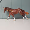 Firebrand OOAK Chestnut Solid Appaloosa Remington By Ellen Robbins - SHCF24