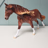 Firebrand OOAK Chestnut Solid Appaloosa Remington By Ellen Robbins - SHCF24