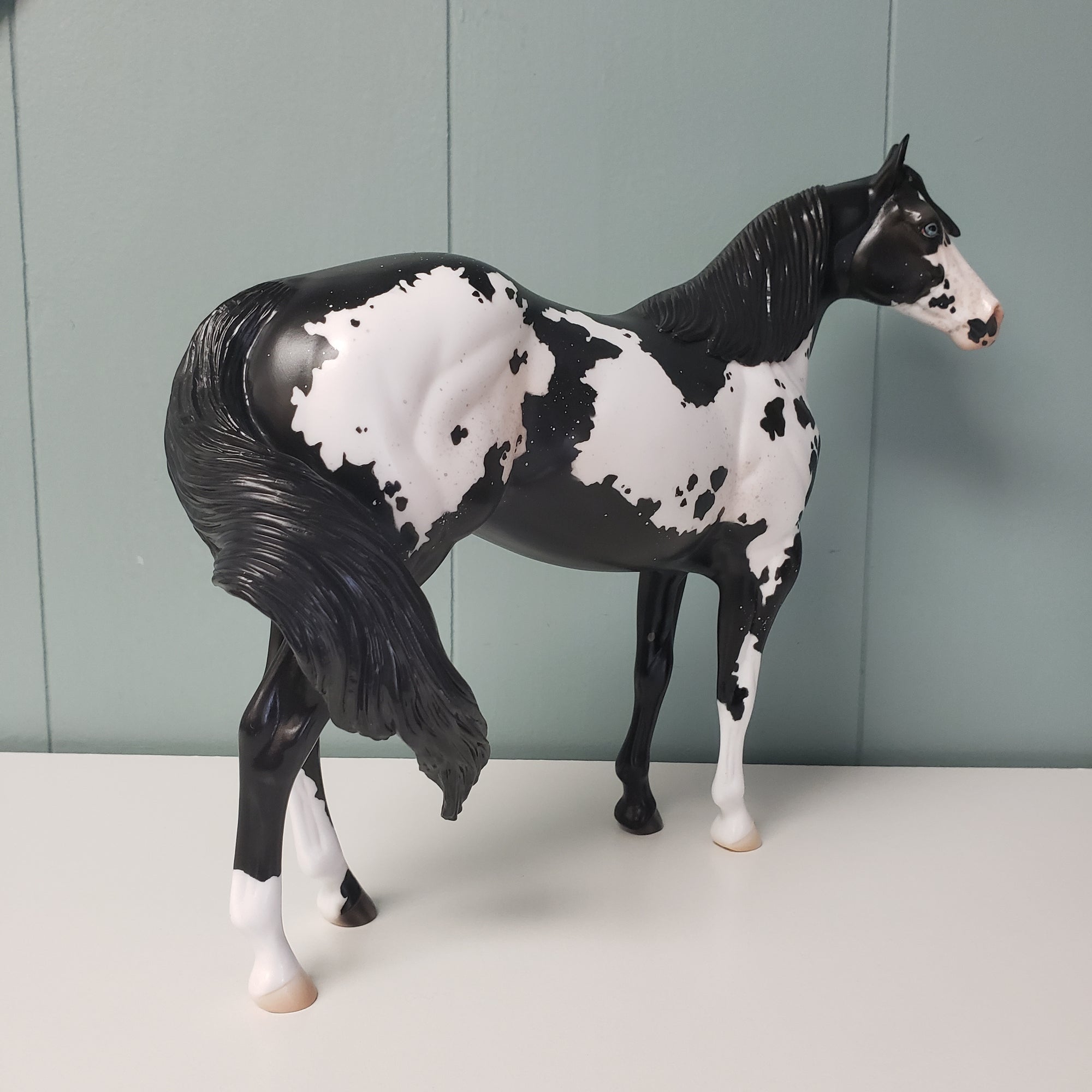 Counterpart OOAK Black Frame Overo ISH By Jess Hamill - SHCF24