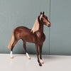 Cody OOAK Dapple Red Flaxen Chestnut Morgan Chip  By Julie Keim- SHCF24