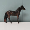 Zeus OOAK Dapples Dark Bay Andalusian Chip  By Julie Keim- SHCF24