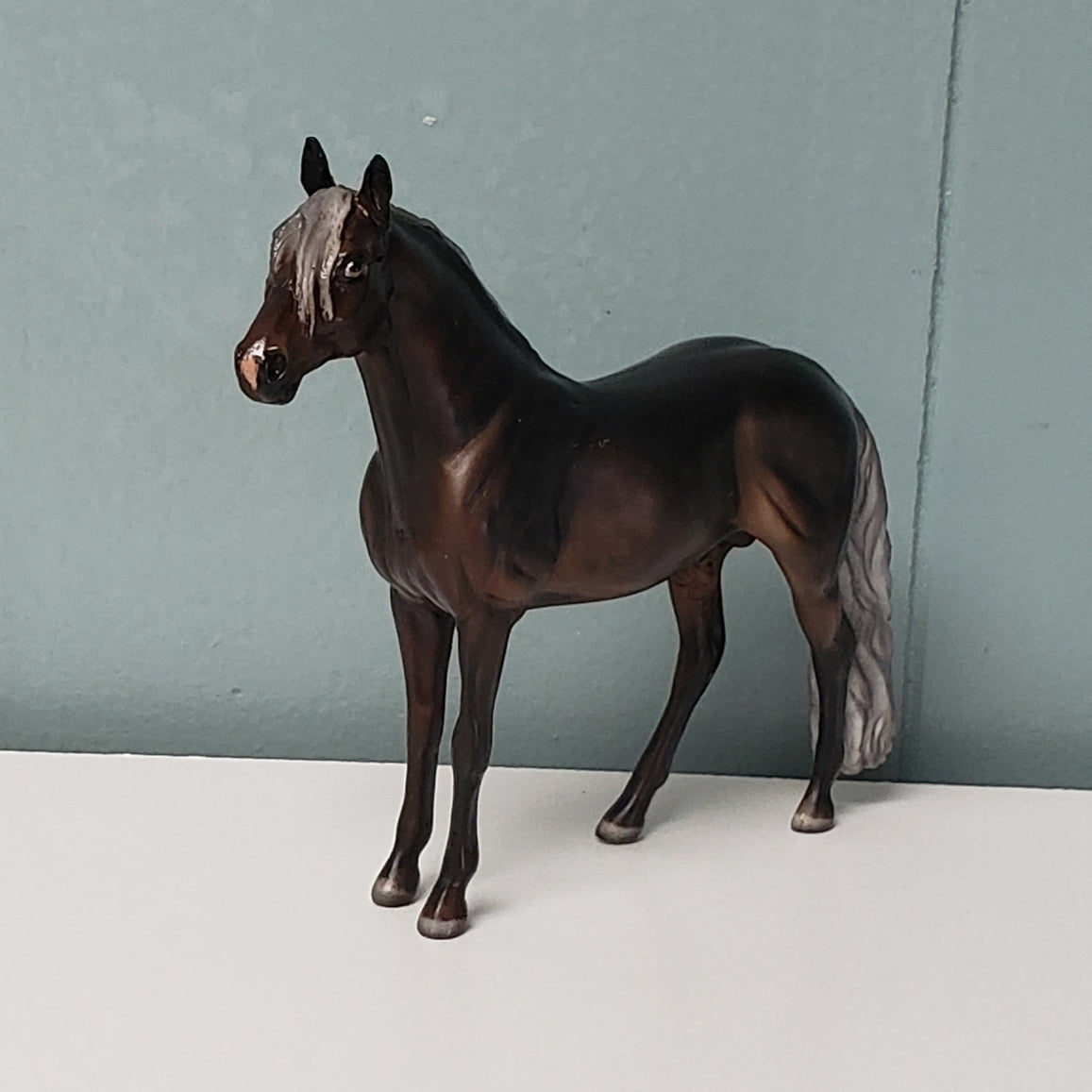 Dakota OOAK Silver Bay Andalusian Chip  By Julie Keim- SHCF24