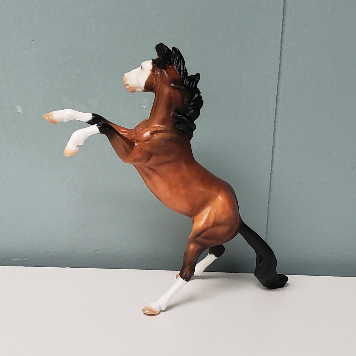 Finch OOAK Dappled Bay Rearing Chip  By Julie Keim- SHCF24