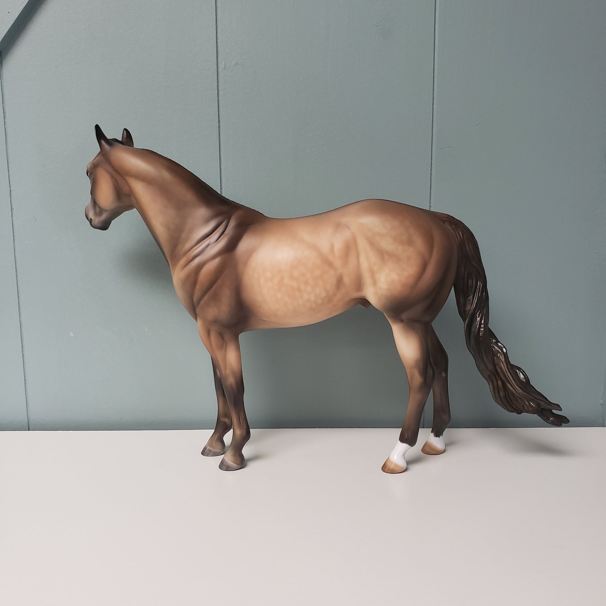 Classic Charm OOAK Dappled Custom Buckskin ISH By Julie Keim- SHCF24