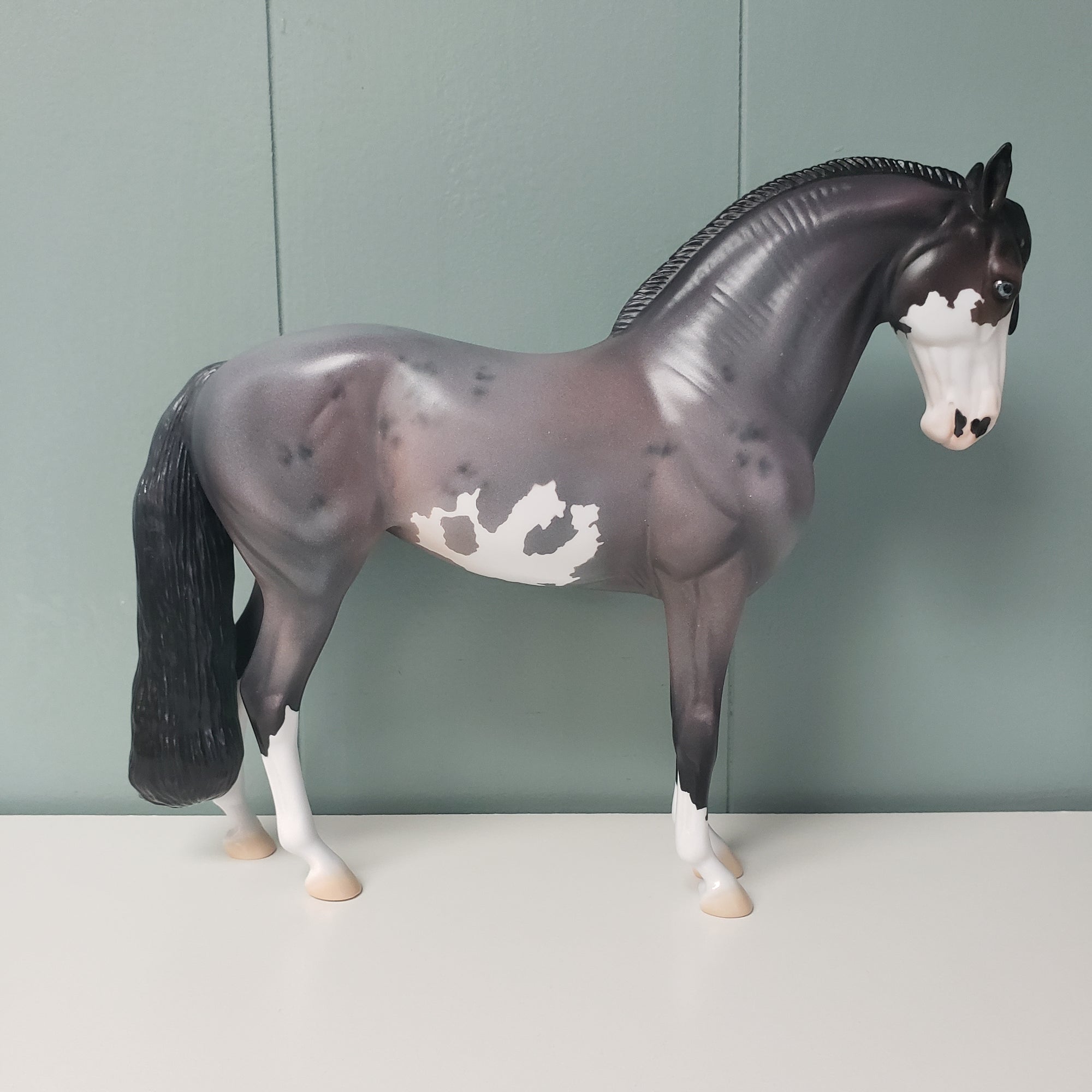 Acai OOAK Bay Roan Overo Custom Andalusian MARE By Jess Hamill - SHCF24