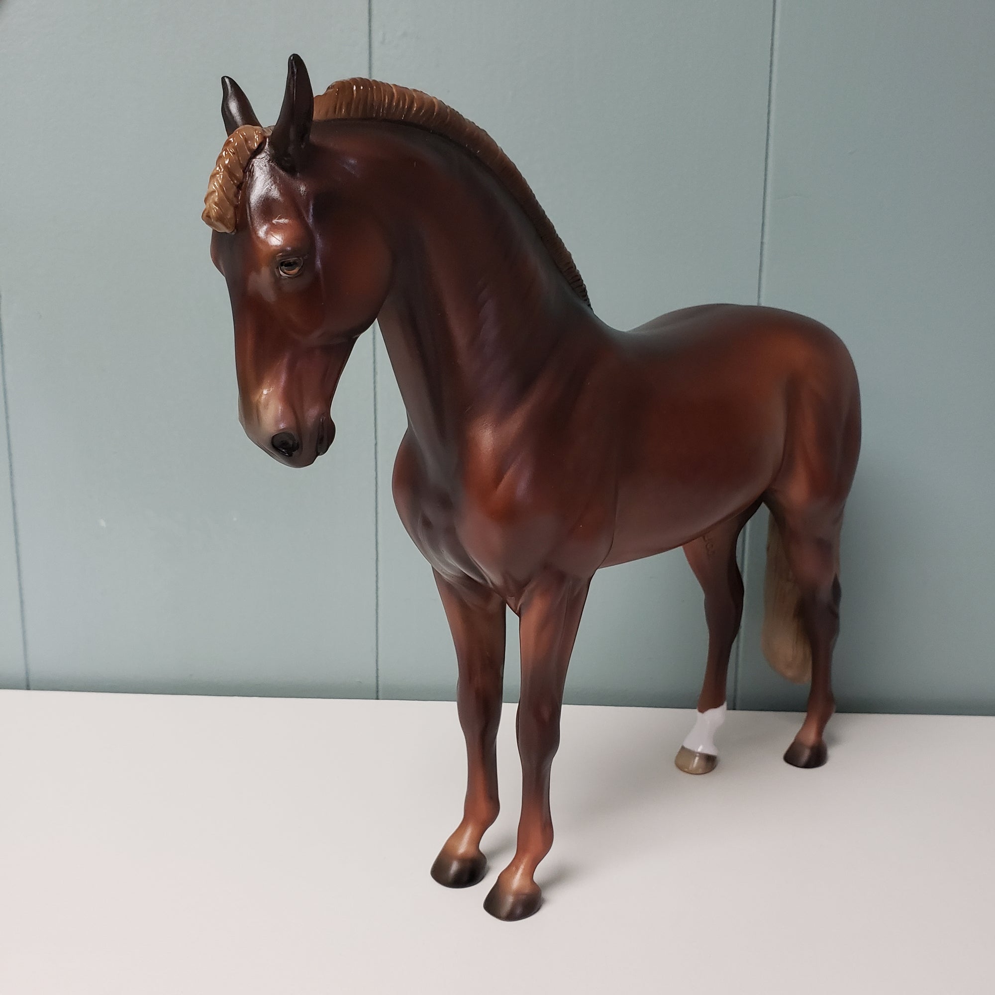 Pomegranate OOAK Dappled Flaxen Liver Chestnut Andalusian By Jess Hamill - SHCF24