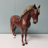 Pomegranate OOAK Dappled Flaxen Liver Chestnut Andalusian By Jess Hamill - SHCF24