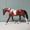 Joyful Journey OOAK Dappled Bay Tobiano Warmblood Pebble By Dawn Quick - SHCF24