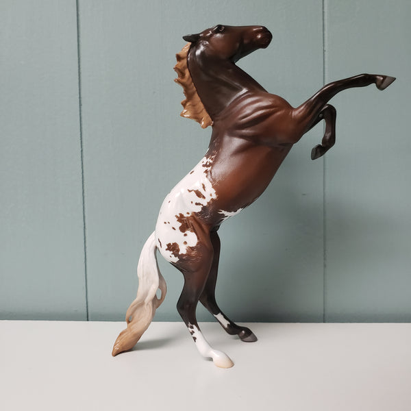 Respect OOAK Liver Chestnut Appaloosa Rearing Pebble By Jess Hamill ...