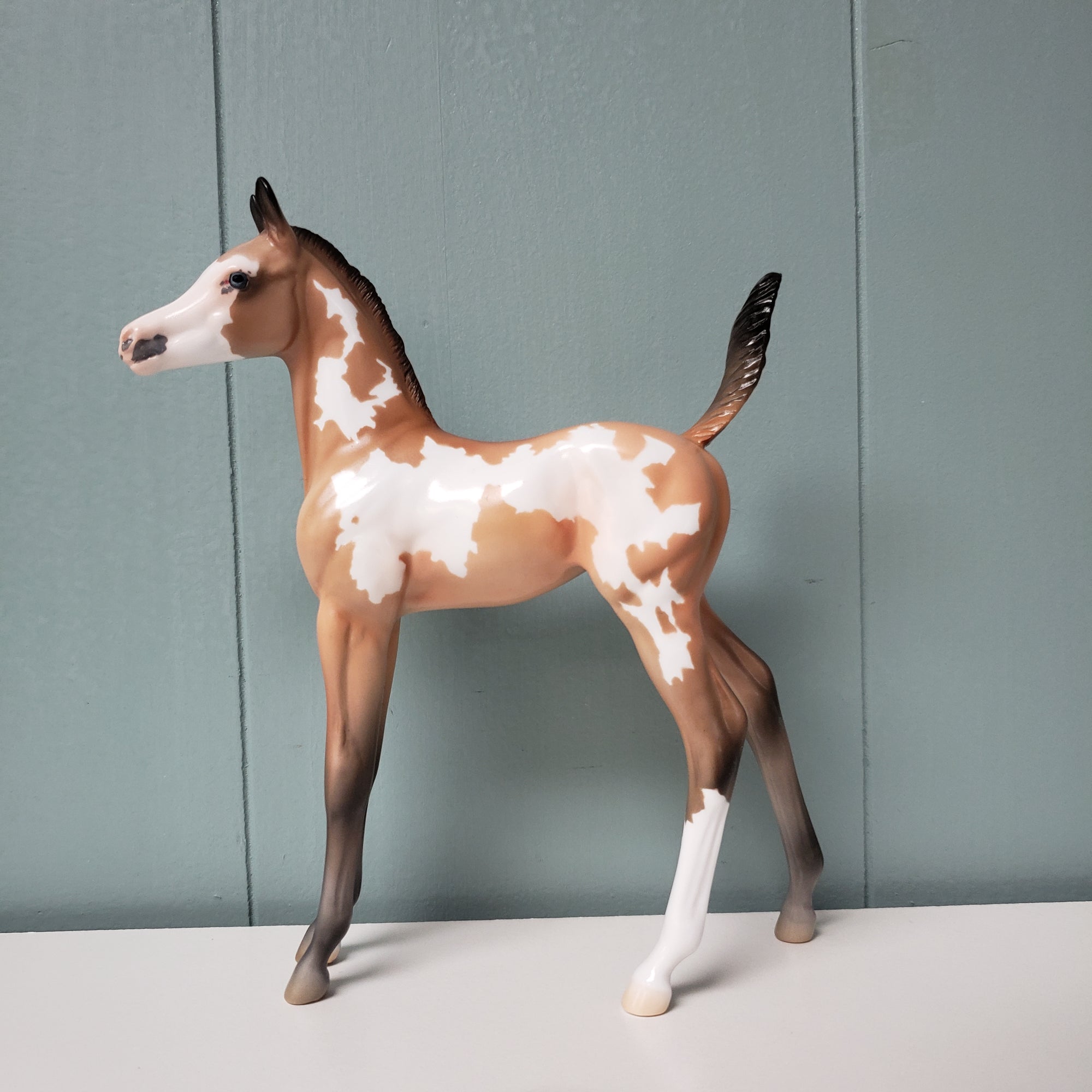 Amity OOAK Buckskin Overo Arabian Foal By Jess Hamill - SHCF24