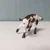 Chip Steak OOAK Dark Brown &amp; White Cow Chip By Andrea Thomason - National Hamburger Day - HBD24