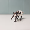 Strip OOAK Dark Brown &amp; White Cow Chip By Andrea Thomason - National Hamburger Day - HBD24