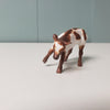 Roast OOAK Brown/ Red &amp; White Cow Chip By Andrea Thomason - National Hamburger Day - HBD24