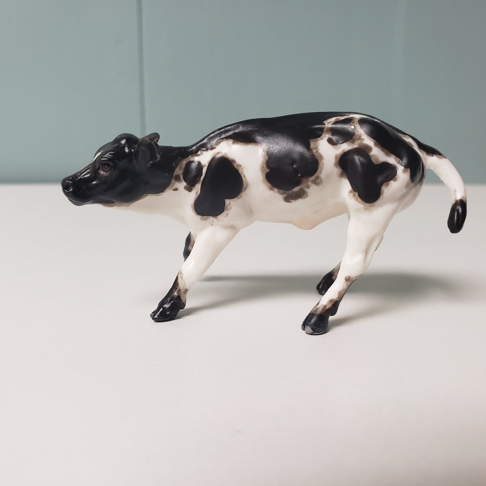 Flank OOAK  Black & White Cow Chip By Andrea Thomason - National Hamburger Day - HBD24