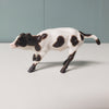 Shank OOAK Dark Brown &amp; White Cow Chip By Andrea Thomason - National Hamburger Day - HBD24