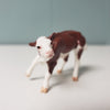 Sirloin OOAK  Red &amp; White Cow Chip By Andrea Thomason - National Hamburger Day - HBD24