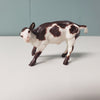 New York OOAK Dark Brown &amp; White Cow Chip By Andrea Thomason - National Hamburger Day - HBD24