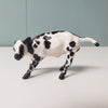 Chuck OOAK Black &amp; White Cow Chip By Andrea Thomason - National Hamburger Day - HBD24