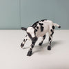 Chuck OOAK Black &amp; White Cow Chip By Andrea Thomason - National Hamburger Day - HBD24