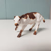 Grinder OOAK Red/Brown &amp; White  Cow Chip By Andrea Thomason - National Hamburger Day - HBD24