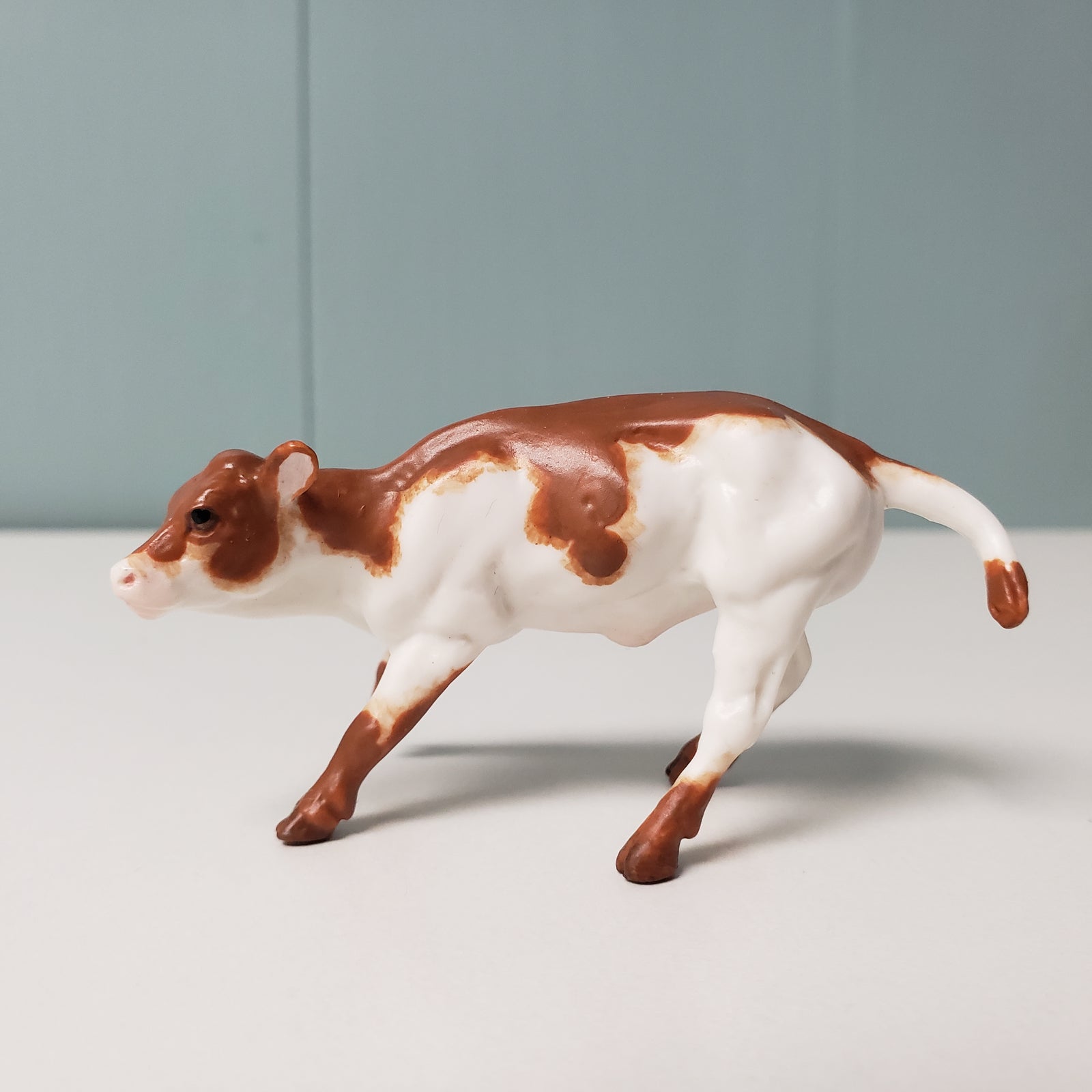 Club OOAK Red & White Customized Cow Chip By Andrea Thomason