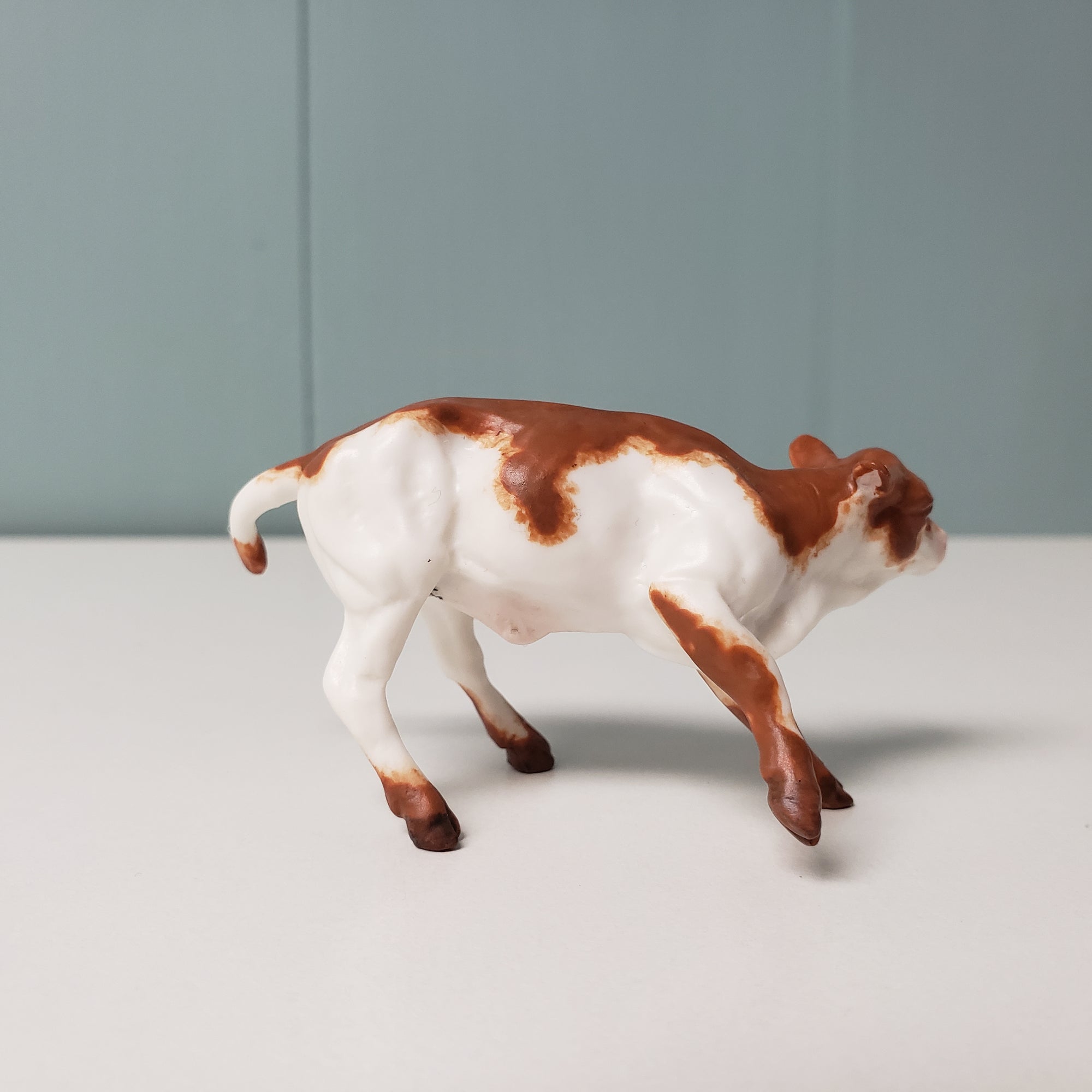 Club OOAK Red &amp; White Customized Cow Chip By Andrea Thomason