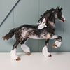 Majestic Forest Warrior OOAK Black Sabino Custom Trotting Drafter By Julie Keim BEST OFFER  6/4/24