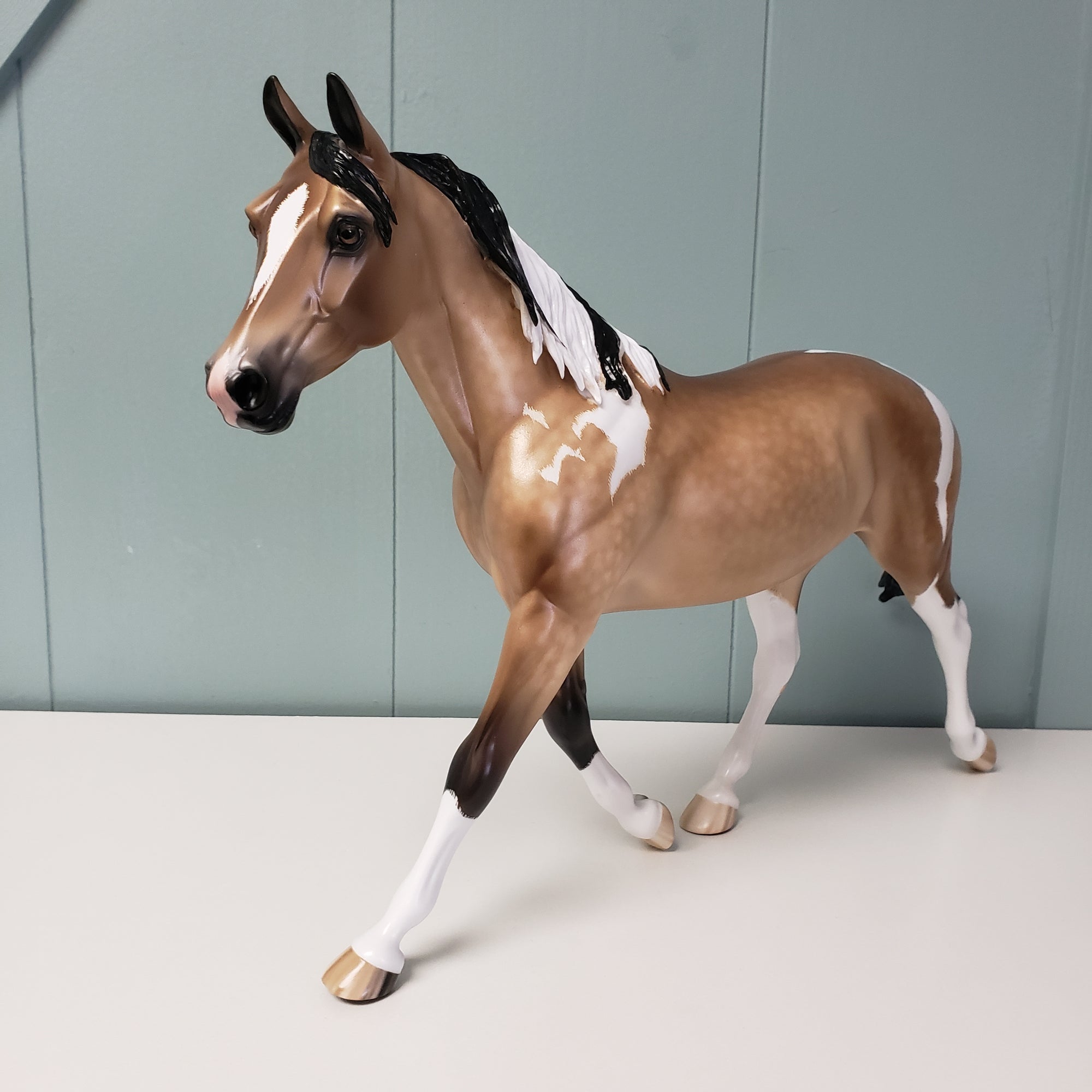 How High The Moon OOAK Dappled Buckskin Tobiano Custom Palouse By Sheryl Leisure BEST OFFER  6/4/24 (C