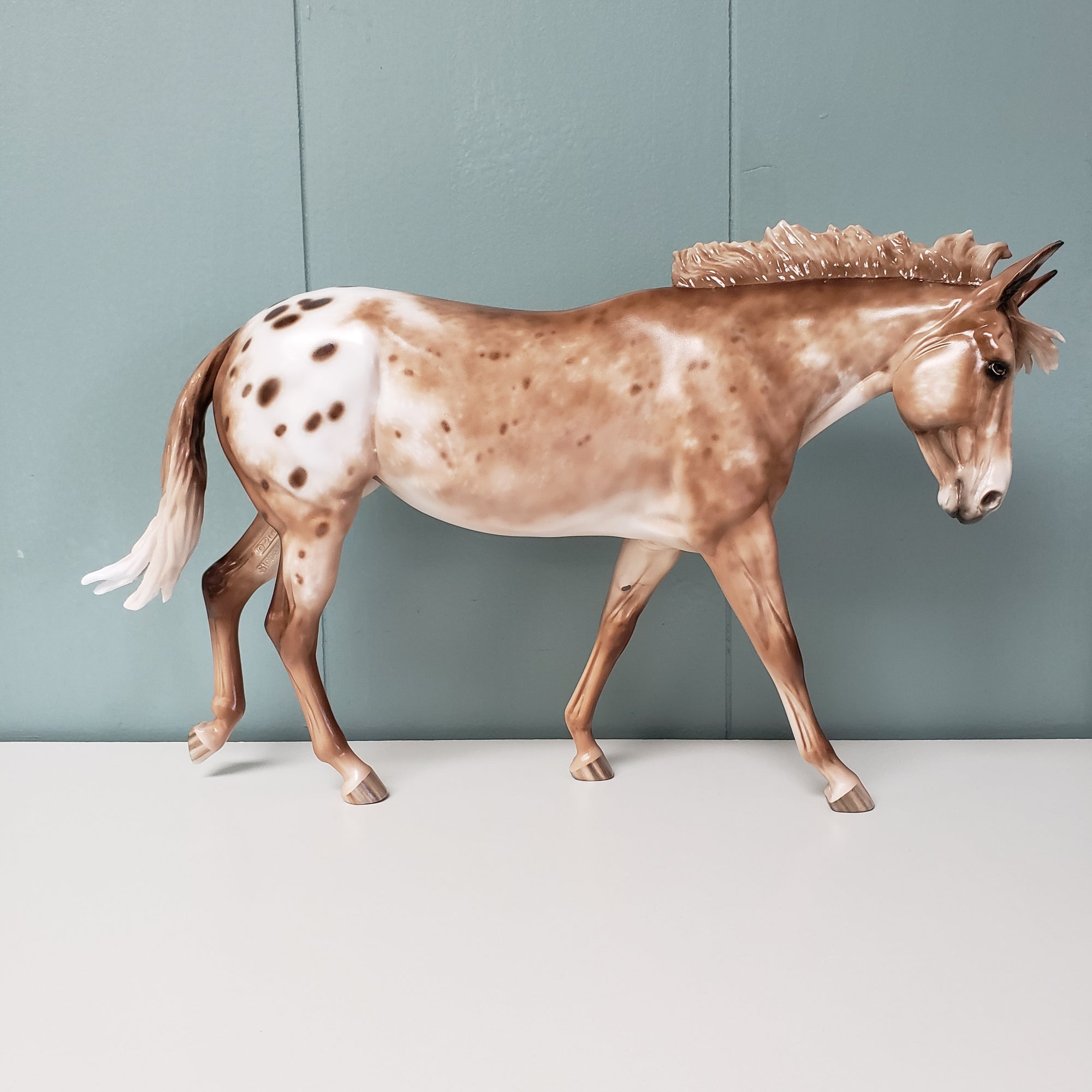 Jumpin&#39; Jive OOAK custom chestnut appaloosa By Sheryl Leisure BEST OFFER  6/11/24