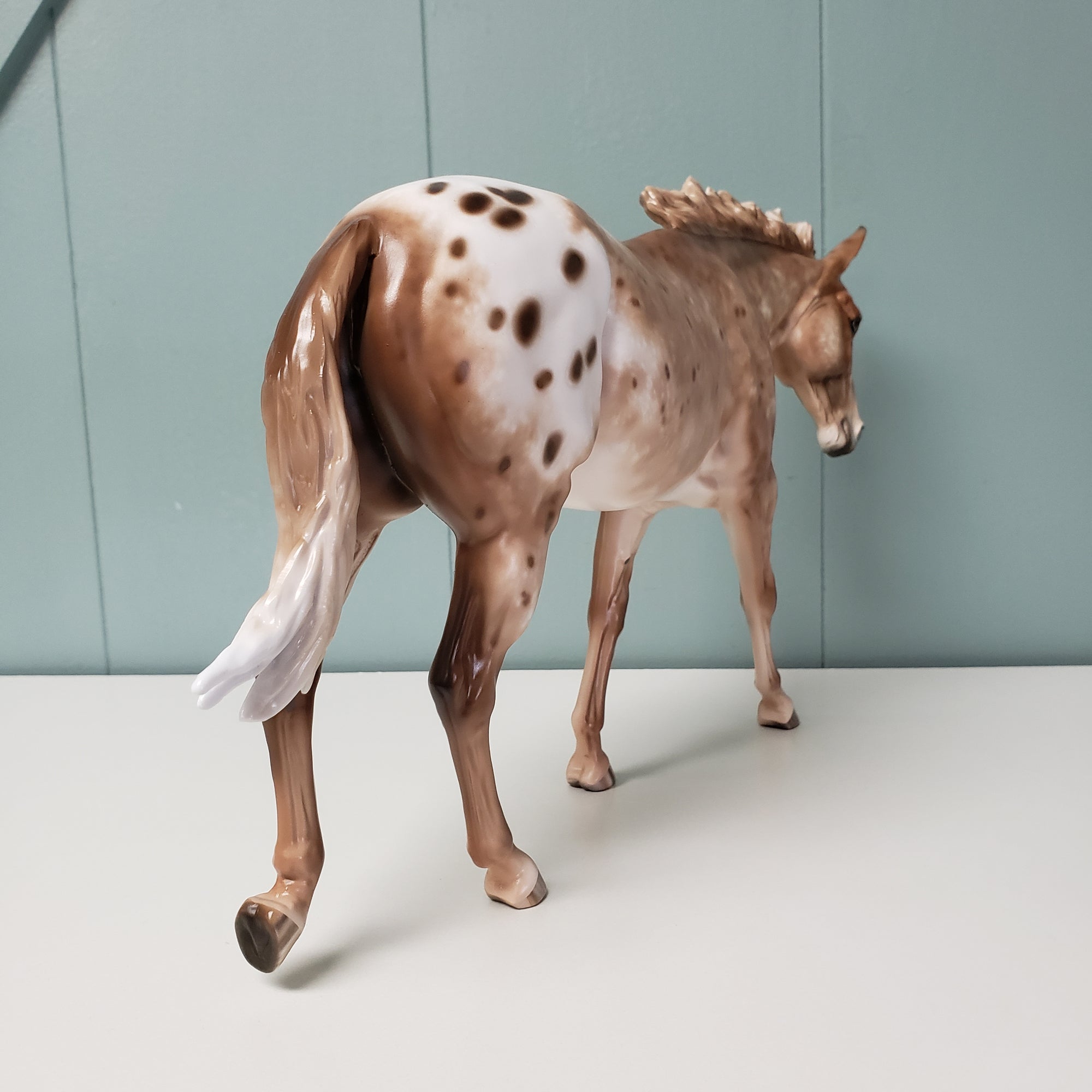 Jumpin&#39; Jive OOAK custom chestnut appaloosa By Sheryl Leisure BEST OFFER  6/11/24