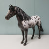 Hey Ba Ba Re Bop OOAK Black Appaloosa Custom Mustang By Sheryl Leisure BEST OFFER  6/11/24