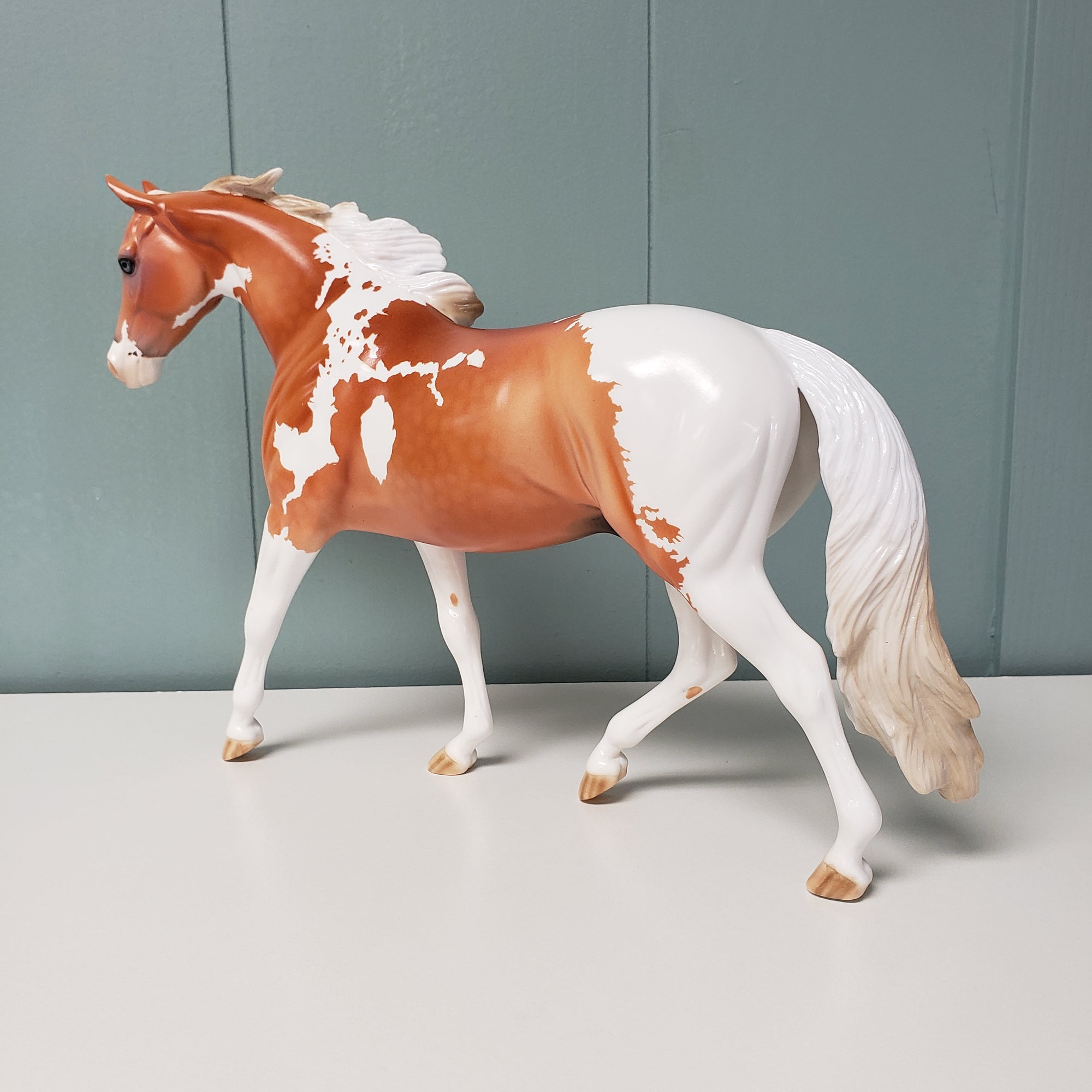 Riff OOAK Flaxen Chestnut Tobiano Custom Pony Best Offers 6/11/24
