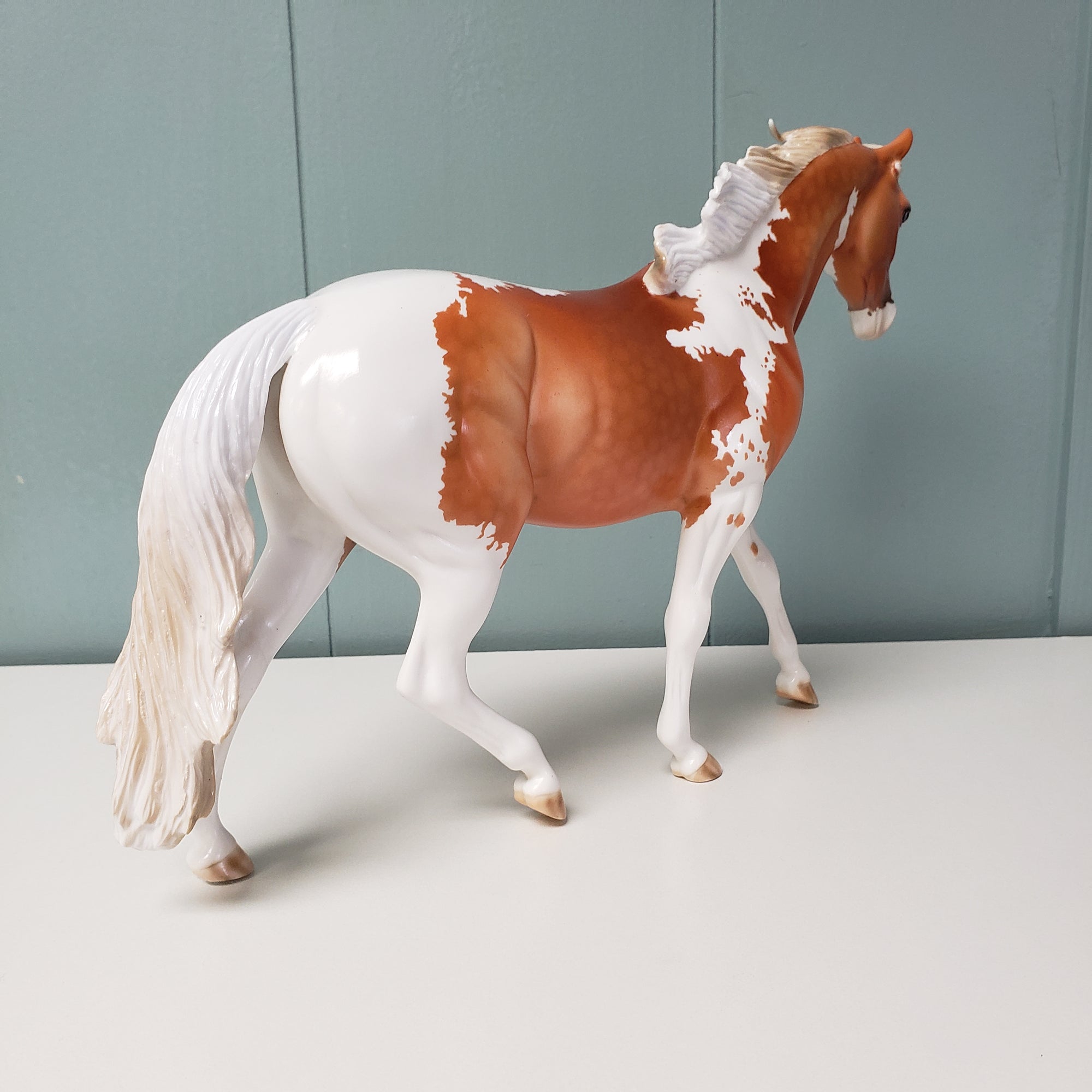 Riff OOAK Flaxen Chestnut Tobiano Custom Pony Best Offers 6/11/24