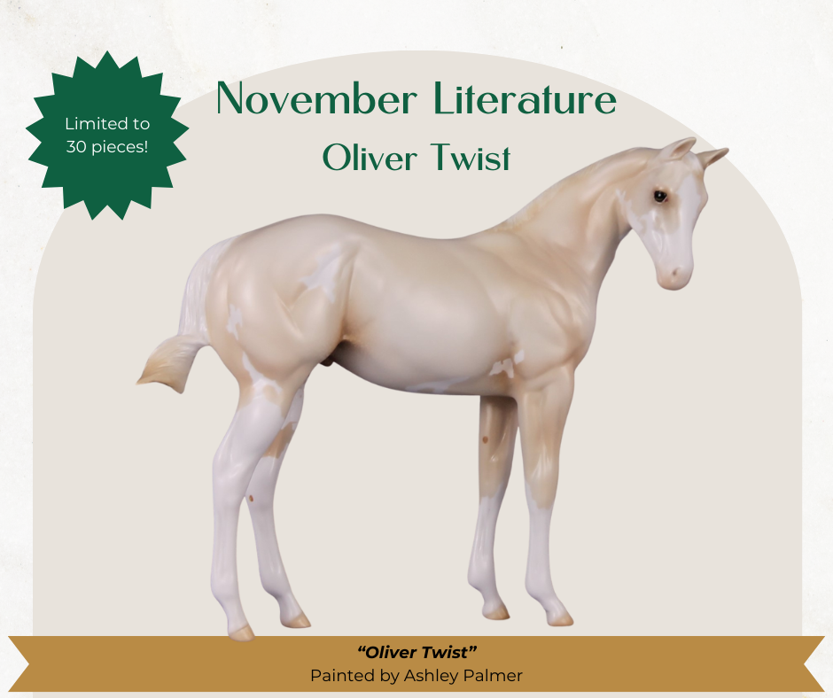 Oliver Twist LE-30 Cream Champagne Sabino Custom Weanling Painted By Ashley Palmer CL24