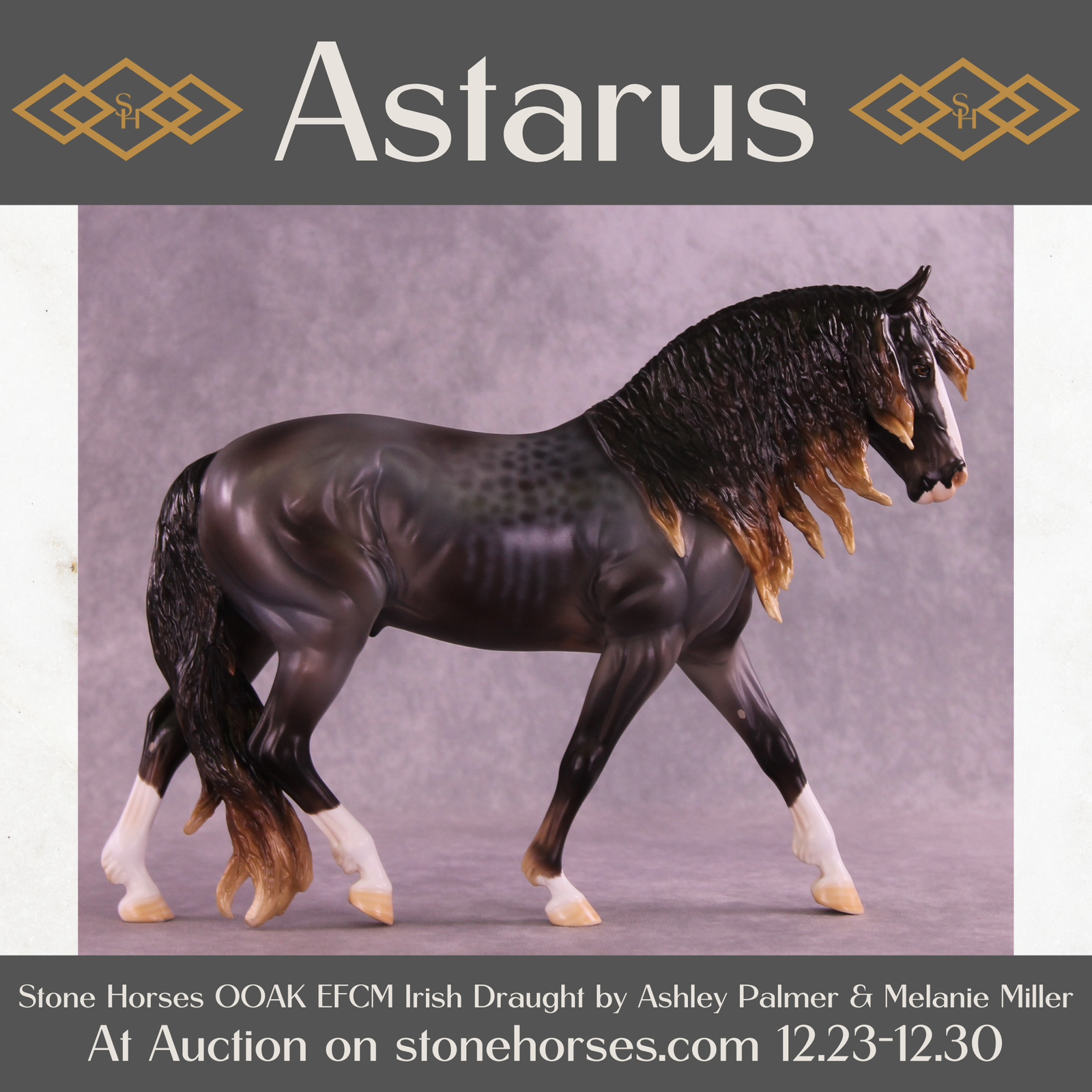 Astarus OOAK FCM Irish Draught by Ashley Palmer HS25
