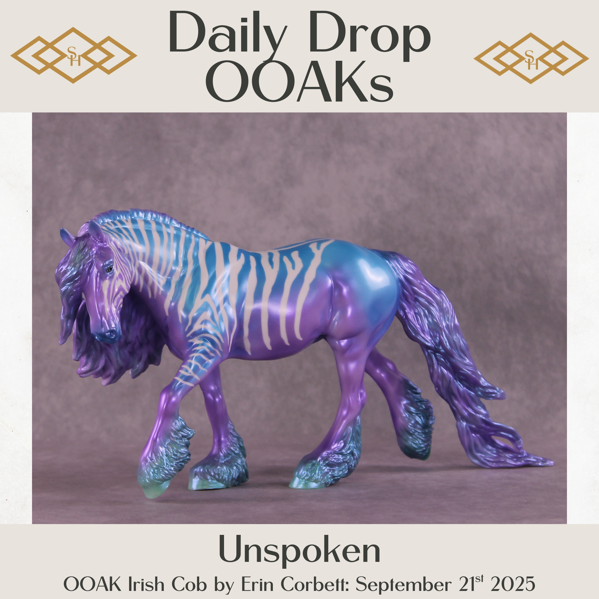 Unspoken OOAK Irish Cob by Erin Corbett DDOOAKs25