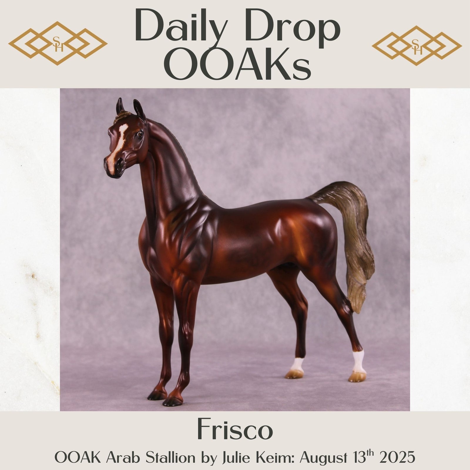 Frisco OOAK Arabian Stallion by Julie Keim DDOOAKs25