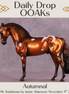 Autumnal OOAK Andalusian by Jamie Adamson DDOOAKs25