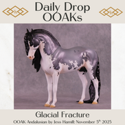 Glacial Fracture OOAK Andalusian by Jess Hamill DDOOAKs25