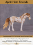 "Ornamentalist" OOAK EFCM Friesian Chip By Kristen Cermele - April GemStones Series