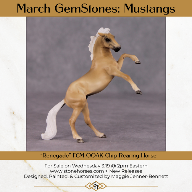 "Renegade" OOAK FCM Rearing Chip By Maggie Jenner-Bennett