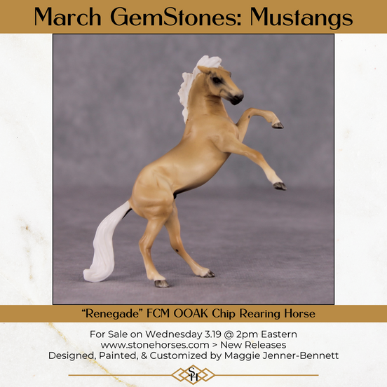 "Renegade" OOAK FCM Rearing Chip By Maggie Jenner-Bennett